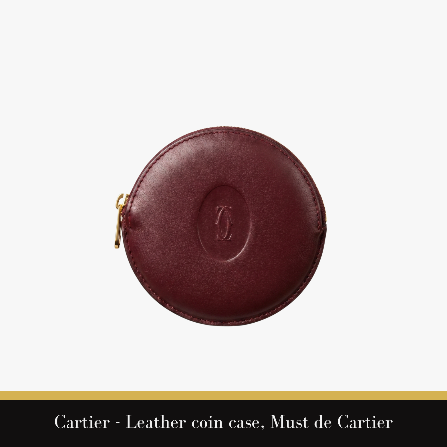 Cartier  - Leather coin case, Must de Cartier