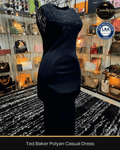 Ted Baker Polyan Bodycon Midi Dress – Black