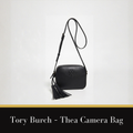 Tory Burch - Leather crossbody bag, McGraw Camera Bag Black
