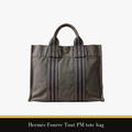 Hermès – Fourre Tout PM Tote Bag in Gray Canvas