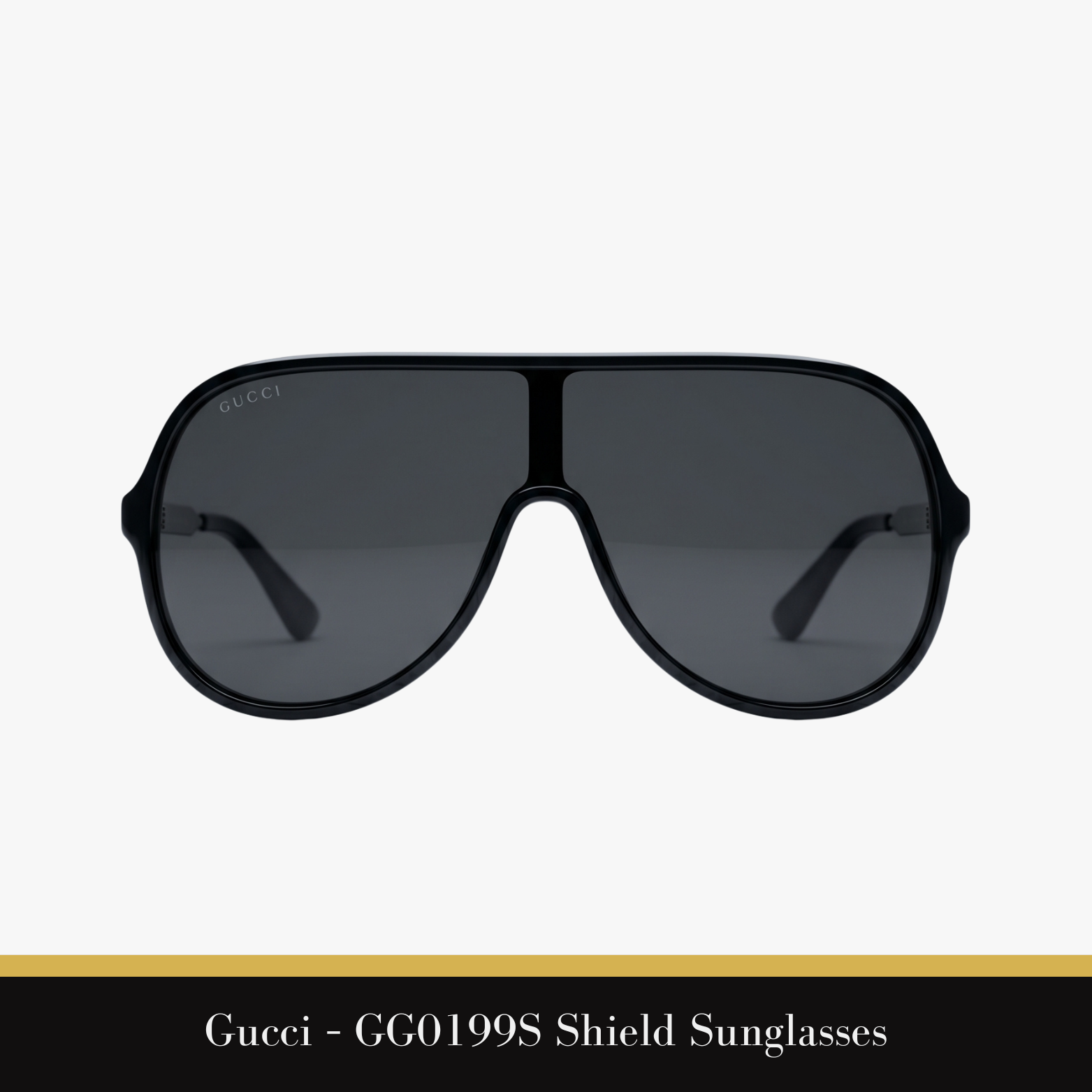 Gucci – GG0199S Shield Sunglasses