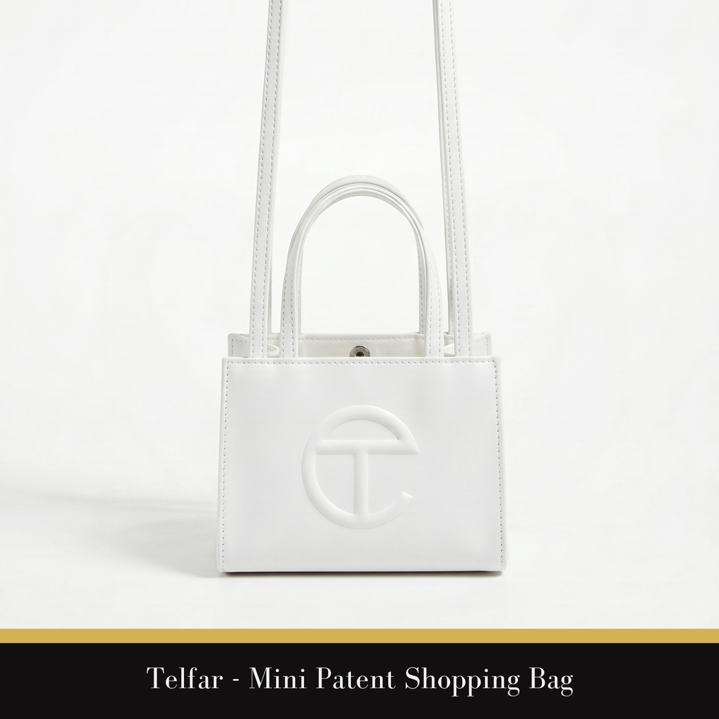Telfar – Mini Patent Shopping Bag