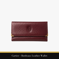 Cartier – Bordeaux Leather Wallet