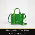 Marc Jacobs – The Shiny Crinkle Mini Tote (Apple Green Leather)