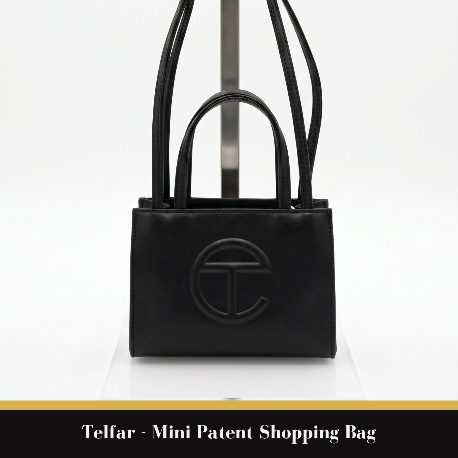 Telfar – Mini Patent Shopping Bag