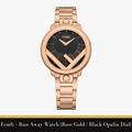 Fendi – Run Away Watch (Rose Gold / Black Opalin Dial)