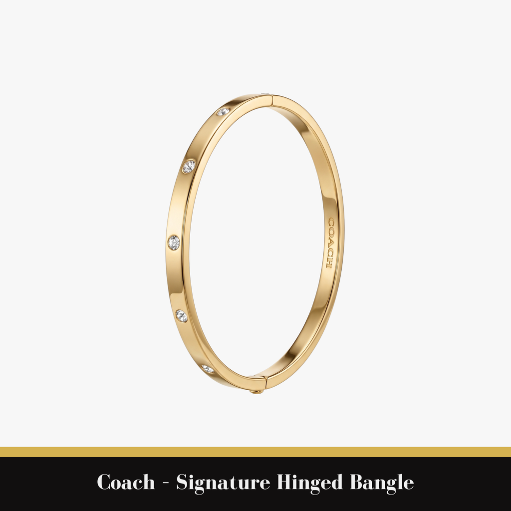 Coach – Signature Hinged Bangle