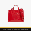Telfar – Large Patent Shopping Bag