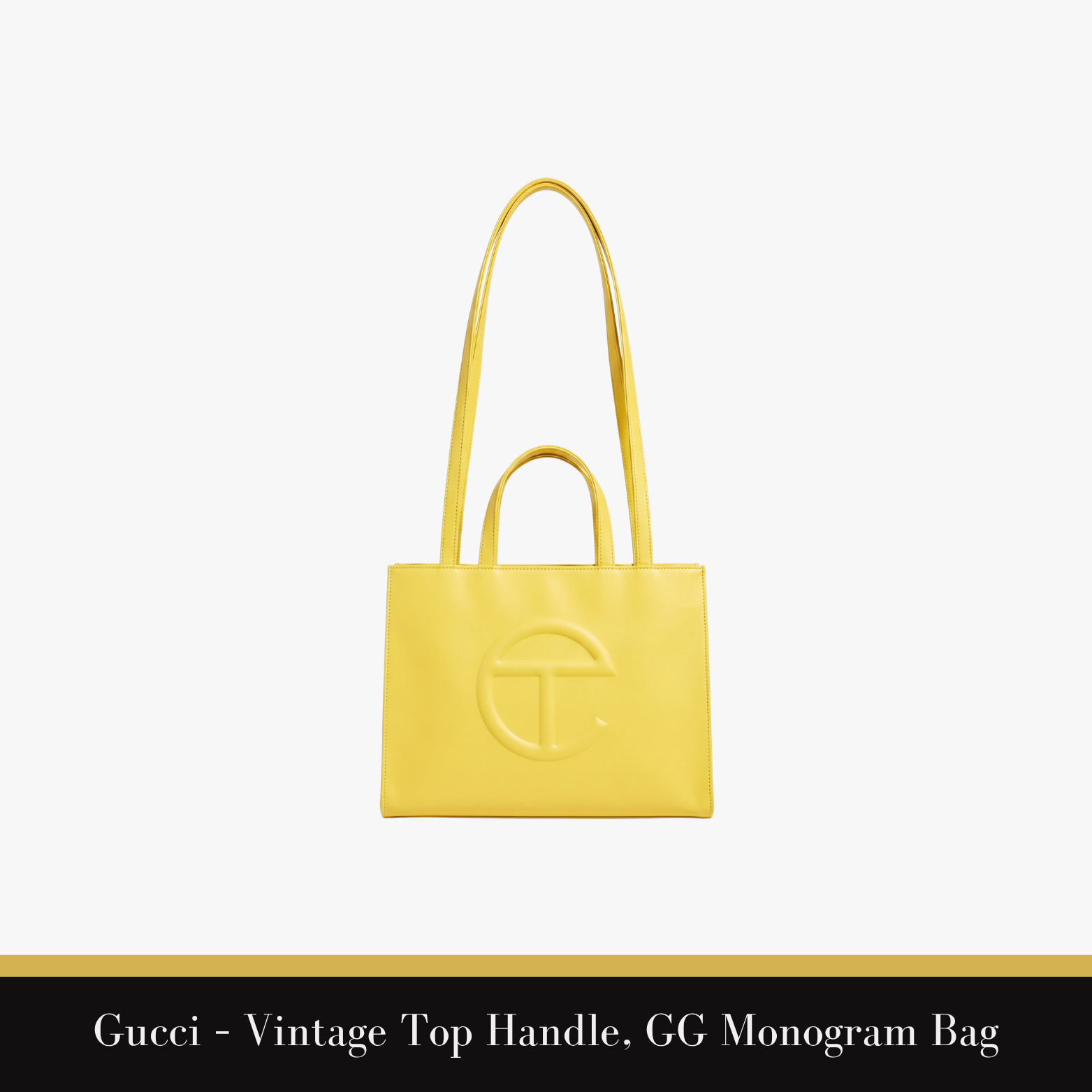 Telfar – Large Patent Shopping Bag