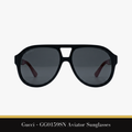 Gucci – GG0159SN Aviator Sunglasses