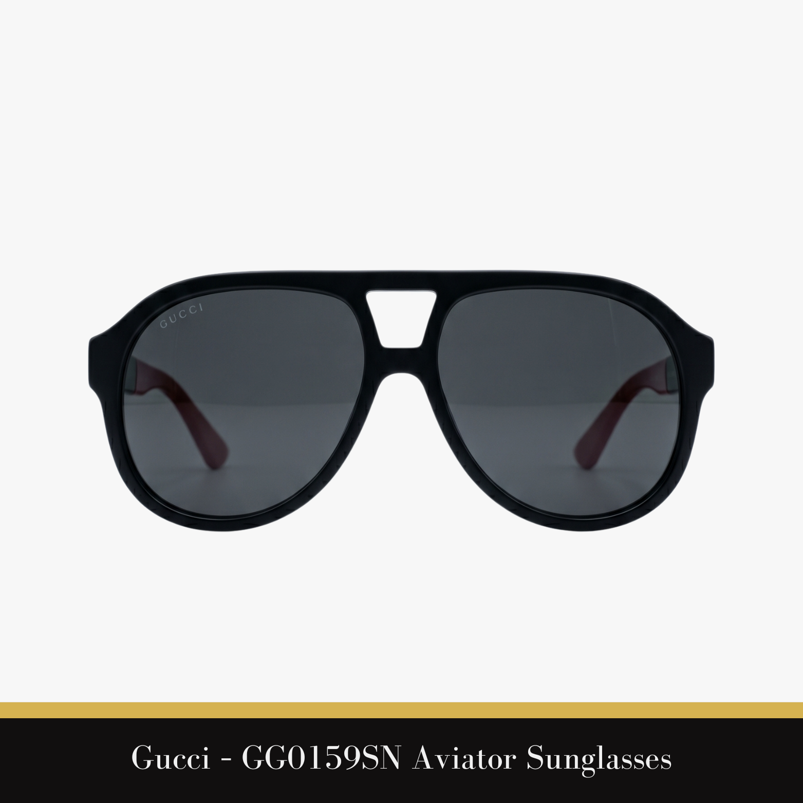 Gucci – GG0159SN Aviator Sunglasses