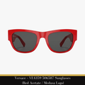 Versace – VE4359 506587 Sunglasses  (Red Acetate / Medusa Logo)