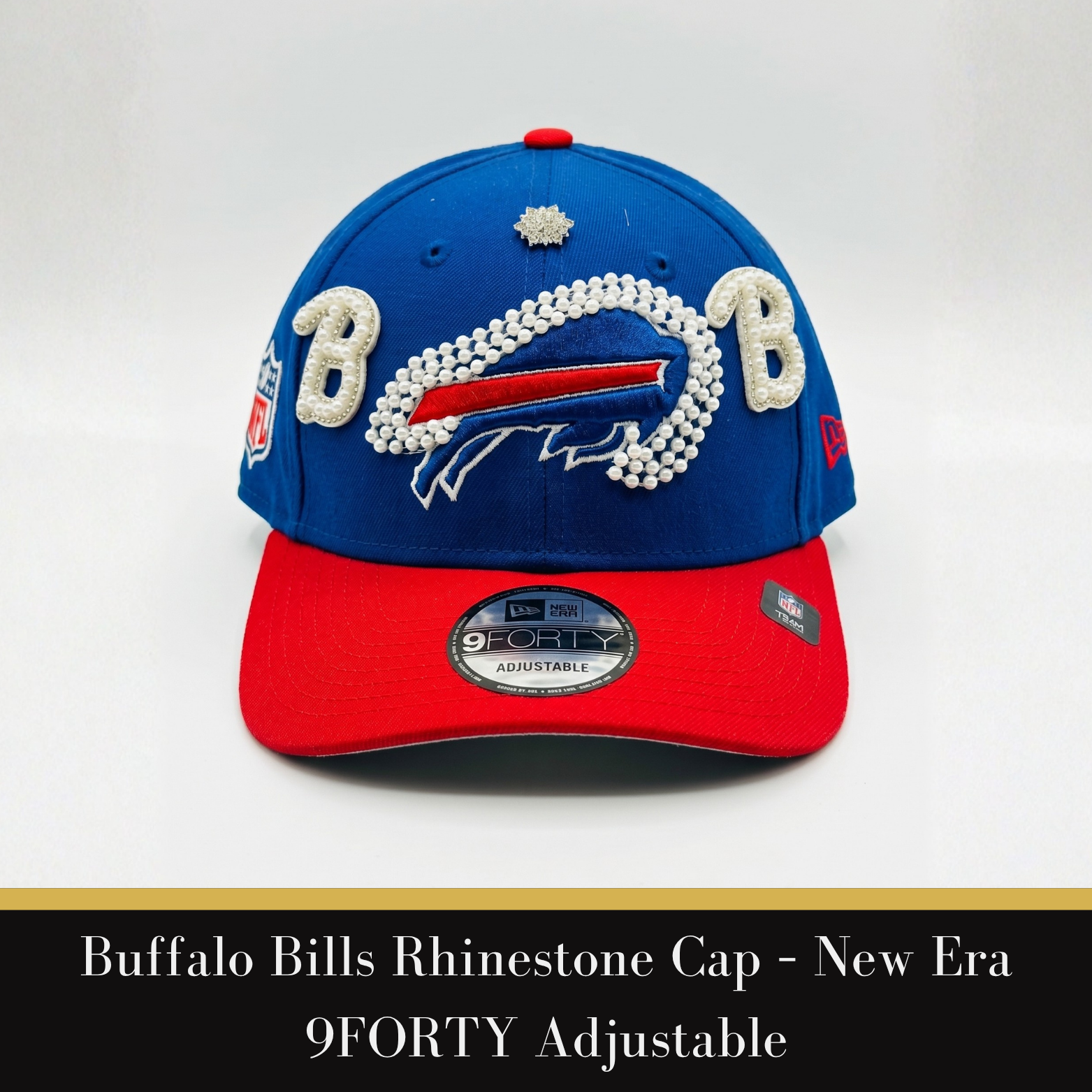 Buffalo Bills Rhinestone Cap – New Era 9FORTY Adjustable