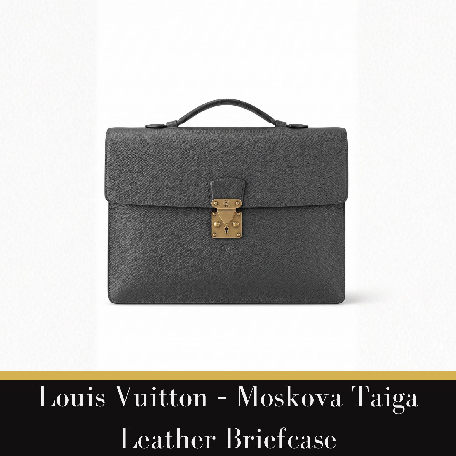 Louis Vuitton – Moskova Taiga Leather Briefcase