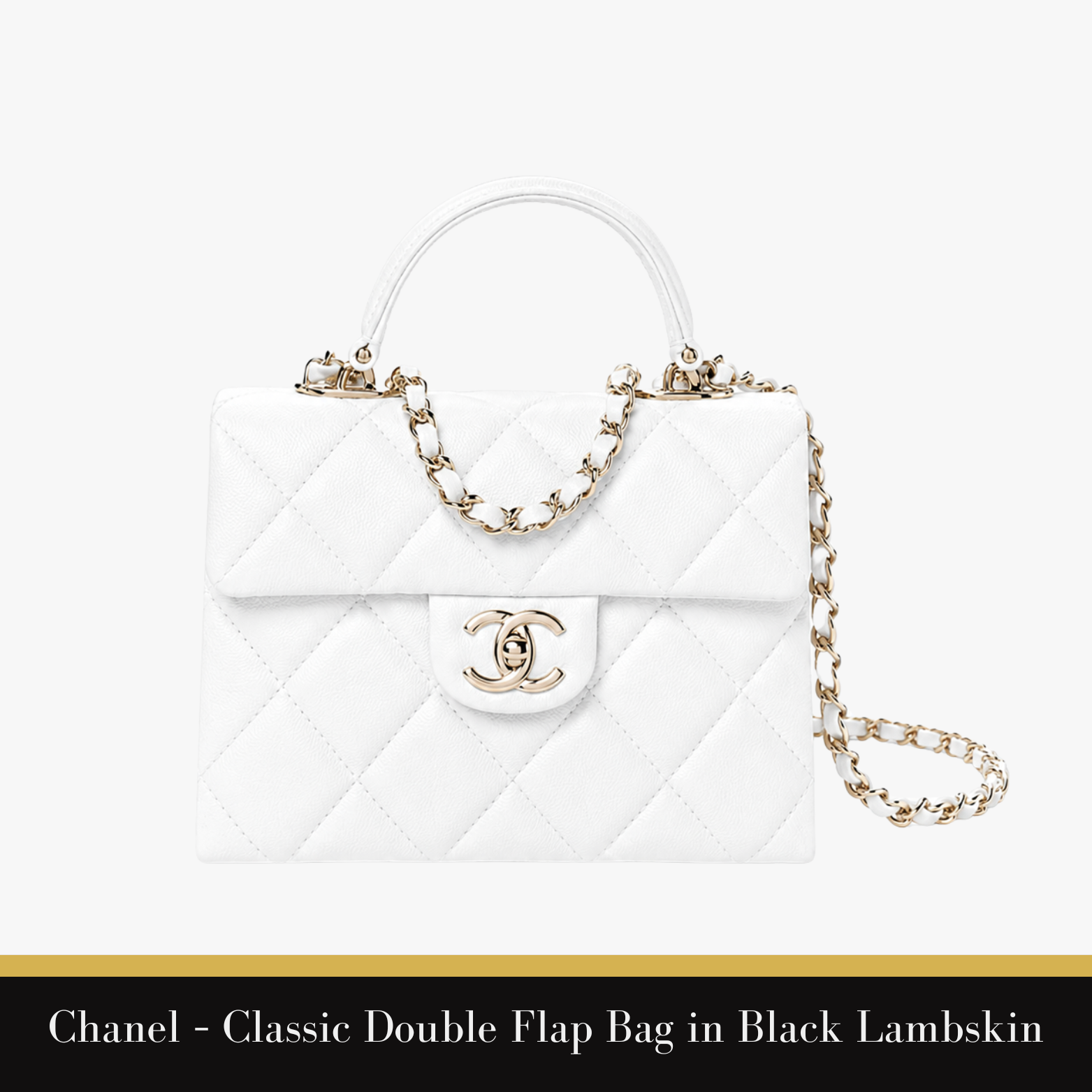Chanel – Retro Twist Top Handle Flap Bag