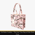 Ted Baker London – "The Icon" Tote Bag in Pink Floral Print
